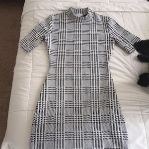 Mock Turtleneck Dress